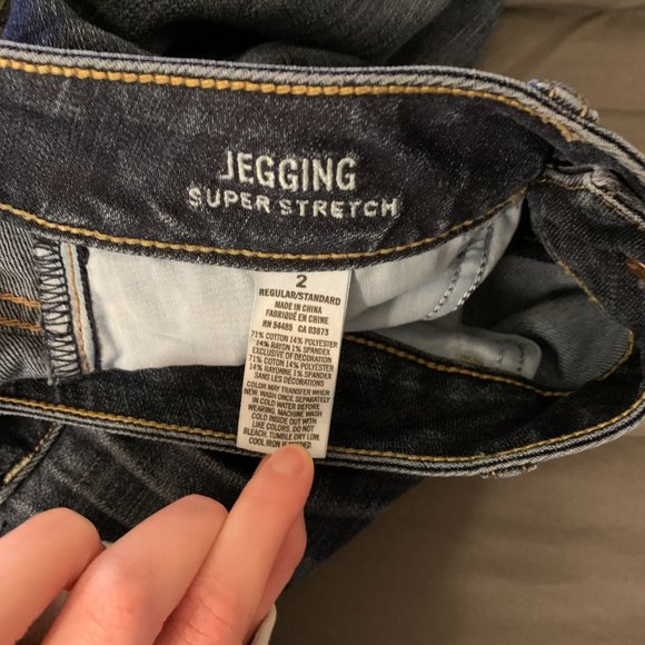 American Eagle Jegging Size 2 Regular Crop Jeans - Picture 6 of 14
